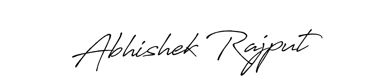 How to make Abhishek Rajput signature? Antro_Vectra_Bolder is a professional autograph style. Create handwritten signature for Abhishek Rajput name. Abhishek Rajput signature style 7 images and pictures png