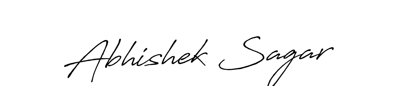 This is the best signature style for the Abhishek Sagar name. Also you like these signature font (Antro_Vectra_Bolder). Mix name signature. Abhishek Sagar signature style 7 images and pictures png