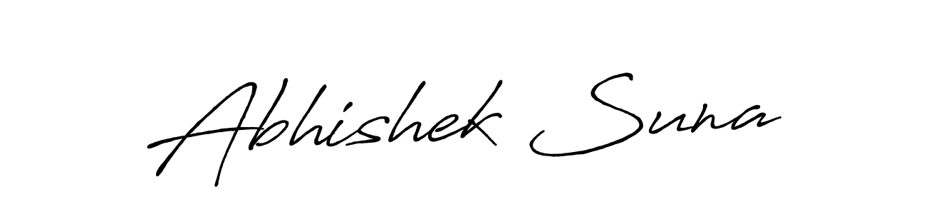 Make a beautiful signature design for name Abhishek Suna. Use this online signature maker to create a handwritten signature for free. Abhishek Suna signature style 7 images and pictures png