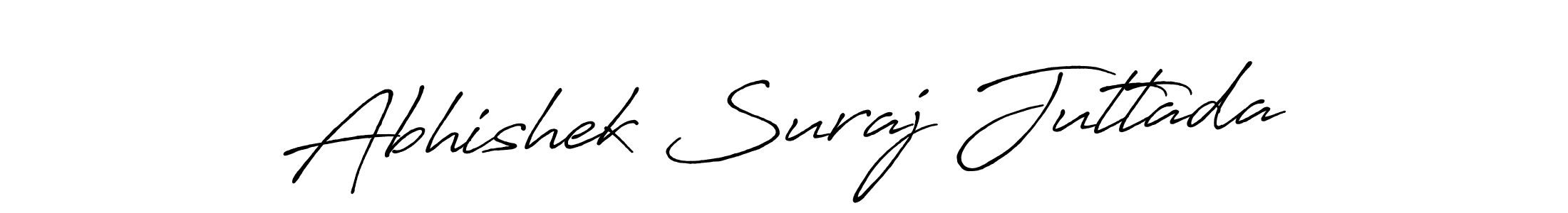 Also we have Abhishek Suraj Juttada name is the best signature style. Create professional handwritten signature collection using Antro_Vectra_Bolder autograph style. Abhishek Suraj Juttada signature style 7 images and pictures png