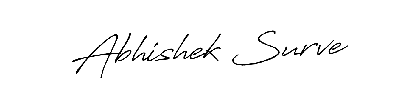 if you are searching for the best signature style for your name Abhishek Surve. so please give up your signature search. here we have designed multiple signature styles  using Antro_Vectra_Bolder. Abhishek Surve signature style 7 images and pictures png