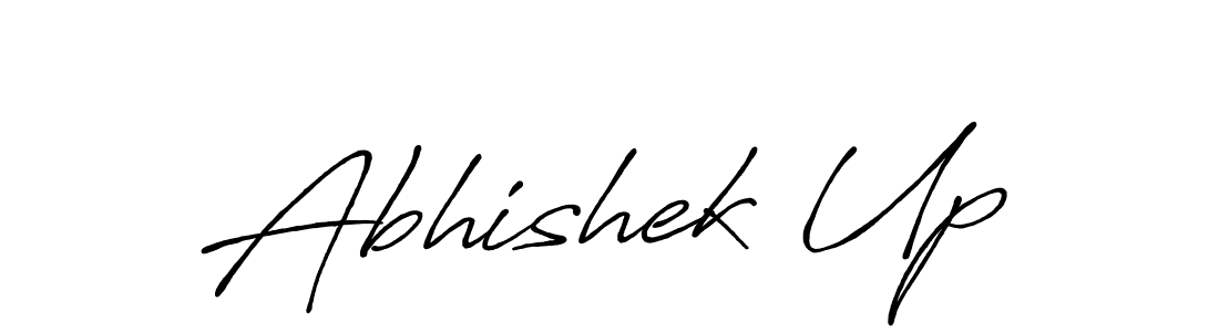 Design your own signature with our free online signature maker. With this signature software, you can create a handwritten (Antro_Vectra_Bolder) signature for name Abhishek Up. Abhishek Up signature style 7 images and pictures png