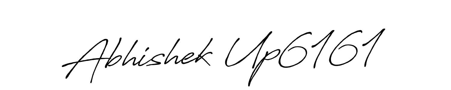 How to make Abhishek Up6161 name signature. Use Antro_Vectra_Bolder style for creating short signs online. This is the latest handwritten sign. Abhishek Up6161 signature style 7 images and pictures png