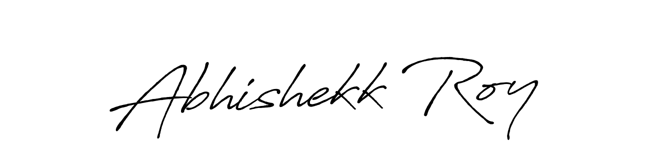 Antro_Vectra_Bolder is a professional signature style that is perfect for those who want to add a touch of class to their signature. It is also a great choice for those who want to make their signature more unique. Get Abhishekk Roy name to fancy signature for free. Abhishekk Roy signature style 7 images and pictures png