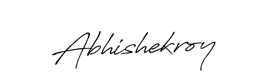 How to make Abhishekroy signature? Antro_Vectra_Bolder is a professional autograph style. Create handwritten signature for Abhishekroy name. Abhishekroy signature style 7 images and pictures png