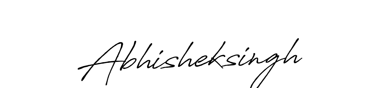 Also we have Abhisheksingh name is the best signature style. Create professional handwritten signature collection using Antro_Vectra_Bolder autograph style. Abhisheksingh signature style 7 images and pictures png
