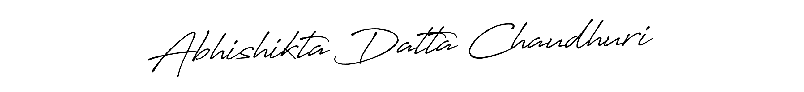 Abhishikta Datta Chaudhuri stylish signature style. Best Handwritten Sign (Antro_Vectra_Bolder) for my name. Handwritten Signature Collection Ideas for my name Abhishikta Datta Chaudhuri. Abhishikta Datta Chaudhuri signature style 7 images and pictures png