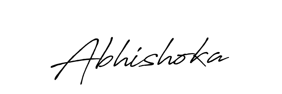 Here are the top 10 professional signature styles for the name Abhishoka. These are the best autograph styles you can use for your name. Abhishoka signature style 7 images and pictures png