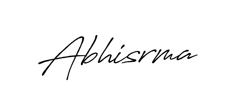 Similarly Antro_Vectra_Bolder is the best handwritten signature design. Signature creator online .You can use it as an online autograph creator for name Abhisrma. Abhisrma signature style 7 images and pictures png