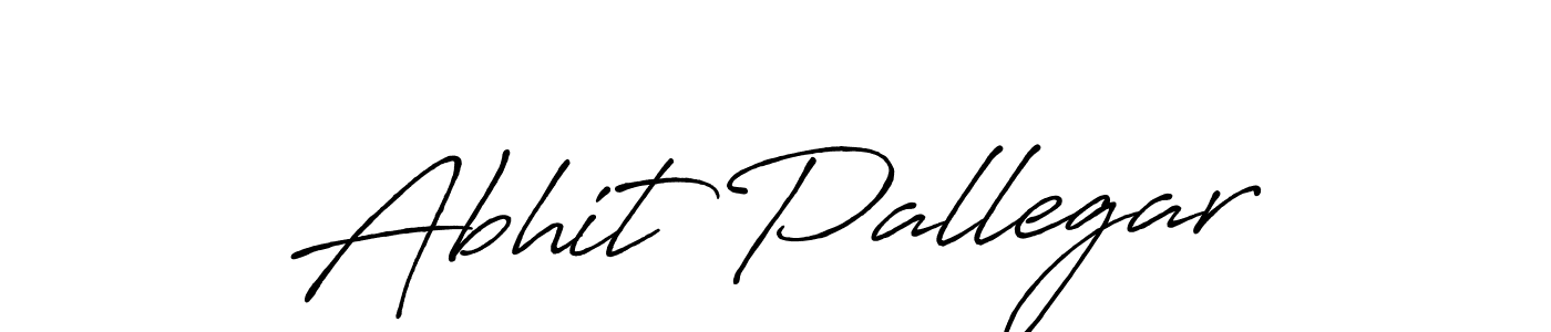 Also we have Abhit Pallegar name is the best signature style. Create professional handwritten signature collection using Antro_Vectra_Bolder autograph style. Abhit Pallegar signature style 7 images and pictures png