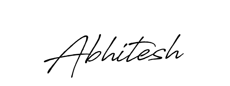 Design your own signature with our free online signature maker. With this signature software, you can create a handwritten (Antro_Vectra_Bolder) signature for name Abhitesh. Abhitesh signature style 7 images and pictures png