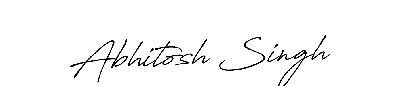 Also we have Abhitosh Singh name is the best signature style. Create professional handwritten signature collection using Antro_Vectra_Bolder autograph style. Abhitosh Singh signature style 7 images and pictures png