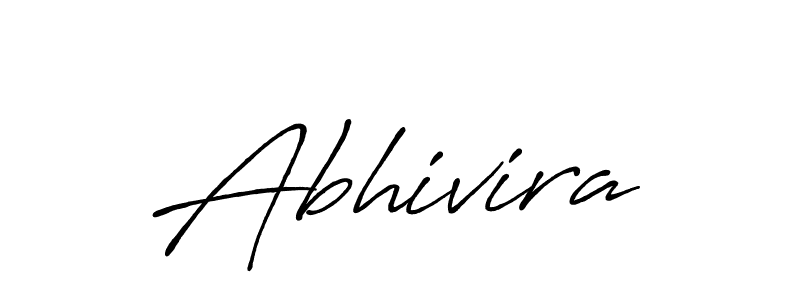 Abhivira stylish signature style. Best Handwritten Sign (Antro_Vectra_Bolder) for my name. Handwritten Signature Collection Ideas for my name Abhivira. Abhivira signature style 7 images and pictures png