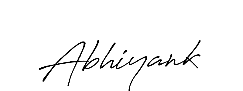 It looks lik you need a new signature style for name Abhiyank. Design unique handwritten (Antro_Vectra_Bolder) signature with our free signature maker in just a few clicks. Abhiyank signature style 7 images and pictures png