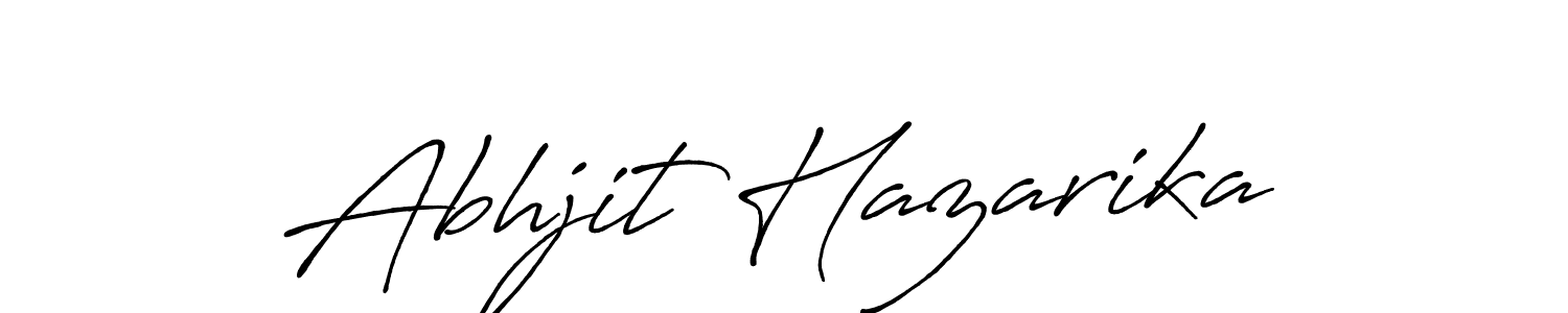 Abhjit Hazarika stylish signature style. Best Handwritten Sign (Antro_Vectra_Bolder) for my name. Handwritten Signature Collection Ideas for my name Abhjit Hazarika. Abhjit Hazarika signature style 7 images and pictures png