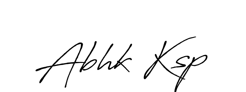 Create a beautiful signature design for name Abhk Ksp. With this signature (Antro_Vectra_Bolder) fonts, you can make a handwritten signature for free. Abhk Ksp signature style 7 images and pictures png