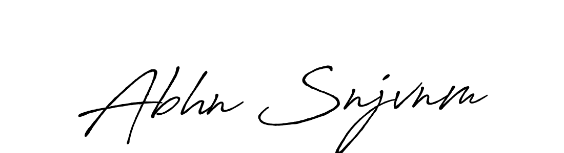 See photos of Abhn Snjvnm official signature by Spectra . Check more albums & portfolios. Read reviews & check more about Antro_Vectra_Bolder font. Abhn Snjvnm signature style 7 images and pictures png