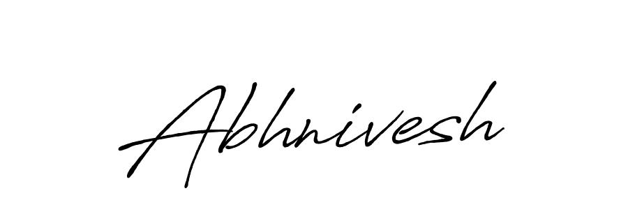 Create a beautiful signature design for name Abhnivesh. With this signature (Antro_Vectra_Bolder) fonts, you can make a handwritten signature for free. Abhnivesh signature style 7 images and pictures png