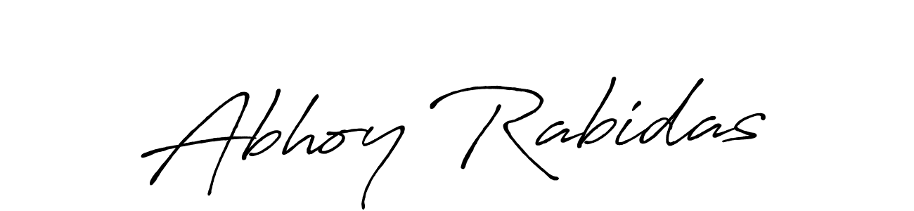 Make a beautiful signature design for name Abhoy Rabidas. With this signature (Antro_Vectra_Bolder) style, you can create a handwritten signature for free. Abhoy Rabidas signature style 7 images and pictures png