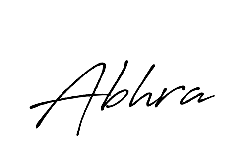 Abhra stylish signature style. Best Handwritten Sign (Antro_Vectra_Bolder) for my name. Handwritten Signature Collection Ideas for my name Abhra. Abhra signature style 7 images and pictures png