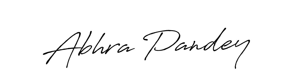 How to Draw Abhra Pandey signature style? Antro_Vectra_Bolder is a latest design signature styles for name Abhra Pandey. Abhra Pandey signature style 7 images and pictures png