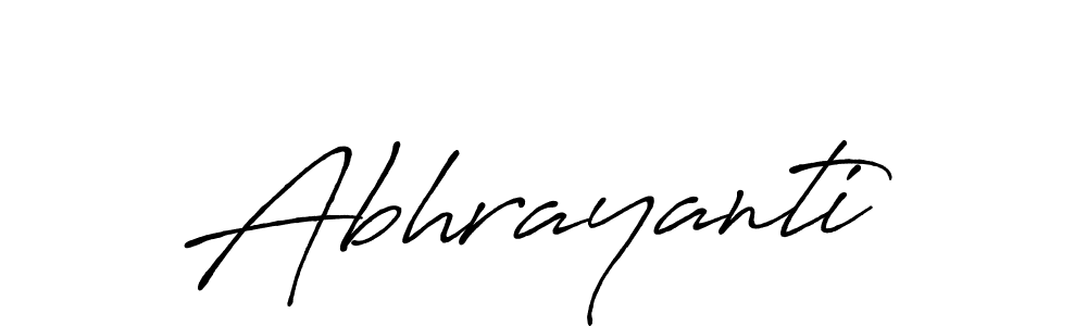 This is the best signature style for the Abhrayanti name. Also you like these signature font (Antro_Vectra_Bolder). Mix name signature. Abhrayanti signature style 7 images and pictures png