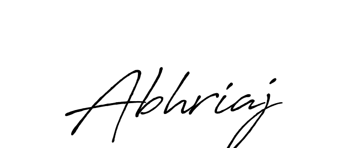 Also we have Abhriaj name is the best signature style. Create professional handwritten signature collection using Antro_Vectra_Bolder autograph style. Abhriaj signature style 7 images and pictures png