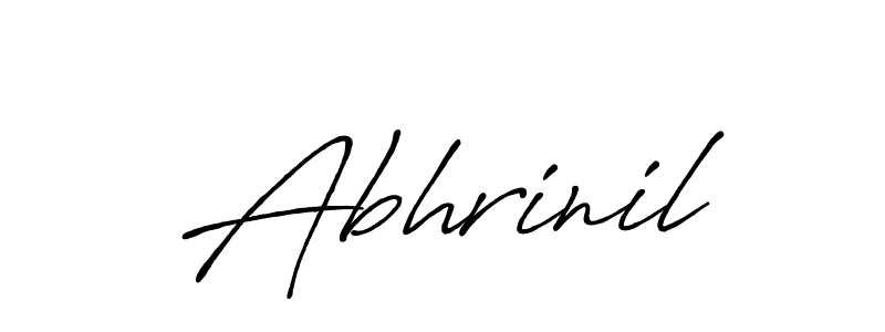 You should practise on your own different ways (Antro_Vectra_Bolder) to write your name (Abhrinil) in signature. don't let someone else do it for you. Abhrinil signature style 7 images and pictures png