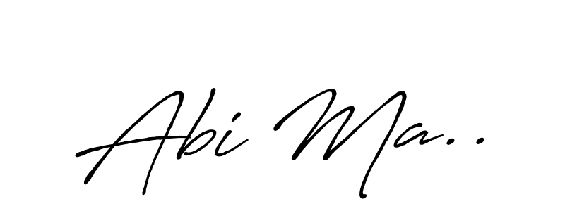 Also You can easily find your signature by using the search form. We will create Abi Ma.. name handwritten signature images for you free of cost using Antro_Vectra_Bolder sign style. Abi Ma.. signature style 7 images and pictures png