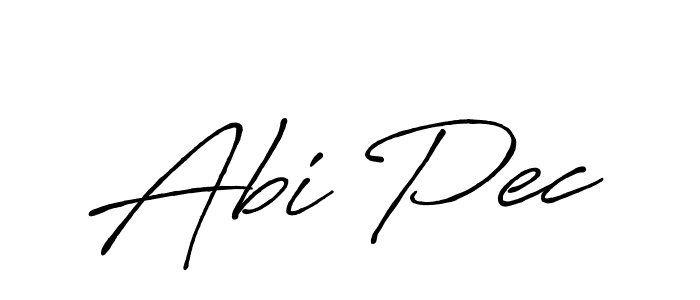 How to Draw Abi Pec signature style? Antro_Vectra_Bolder is a latest design signature styles for name Abi Pec. Abi Pec signature style 7 images and pictures png