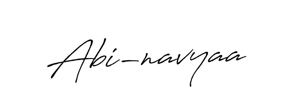 Make a beautiful signature design for name Abi-navyaa. Use this online signature maker to create a handwritten signature for free. Abi-navyaa signature style 7 images and pictures png