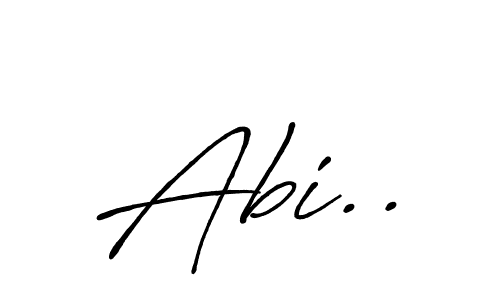 It looks lik you need a new signature style for name Abi... Design unique handwritten (Antro_Vectra_Bolder) signature with our free signature maker in just a few clicks. Abi.. signature style 7 images and pictures png