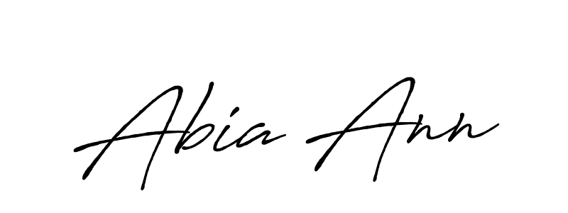 Make a beautiful signature design for name Abia Ann. With this signature (Antro_Vectra_Bolder) style, you can create a handwritten signature for free. Abia Ann signature style 7 images and pictures png