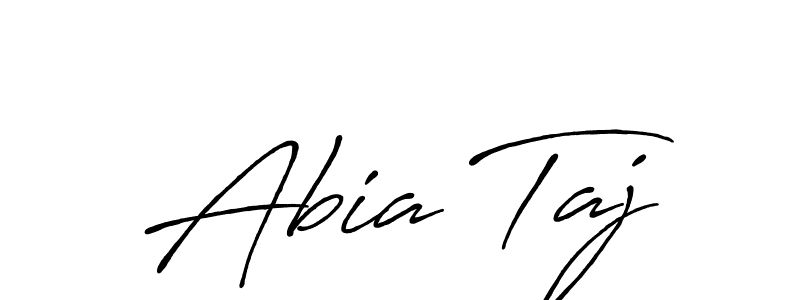 You can use this online signature creator to create a handwritten signature for the name Abia Taj. This is the best online autograph maker. Abia Taj signature style 7 images and pictures png