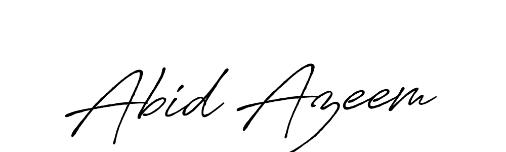 Once you've used our free online signature maker to create your best signature Antro_Vectra_Bolder style, it's time to enjoy all of the benefits that Abid Azeem name signing documents. Abid Azeem signature style 7 images and pictures png