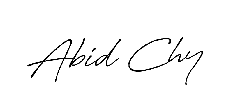 Abid Chy stylish signature style. Best Handwritten Sign (Antro_Vectra_Bolder) for my name. Handwritten Signature Collection Ideas for my name Abid Chy. Abid Chy signature style 7 images and pictures png