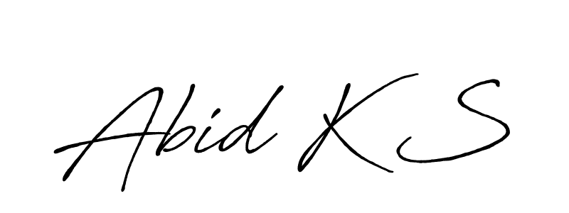 Similarly Antro_Vectra_Bolder is the best handwritten signature design. Signature creator online .You can use it as an online autograph creator for name Abid K S. Abid K S signature style 7 images and pictures png