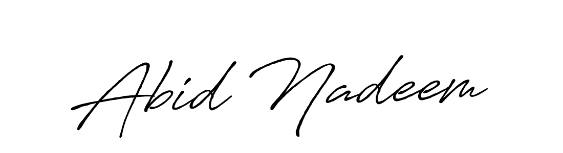 You should practise on your own different ways (Antro_Vectra_Bolder) to write your name (Abid Nadeem) in signature. don't let someone else do it for you. Abid Nadeem signature style 7 images and pictures png