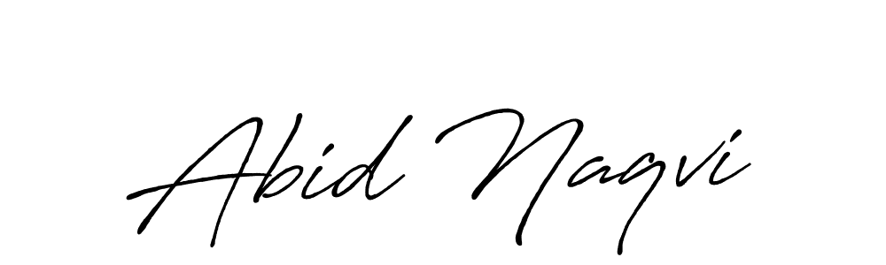 How to make Abid Naqvi signature? Antro_Vectra_Bolder is a professional autograph style. Create handwritten signature for Abid Naqvi name. Abid Naqvi signature style 7 images and pictures png