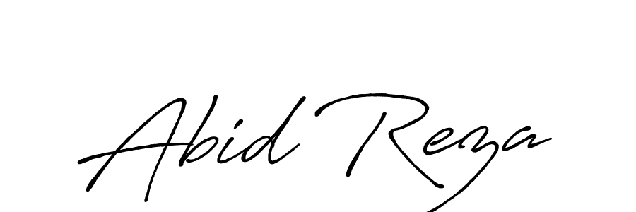 Design your own signature with our free online signature maker. With this signature software, you can create a handwritten (Antro_Vectra_Bolder) signature for name Abid Reza. Abid Reza signature style 7 images and pictures png