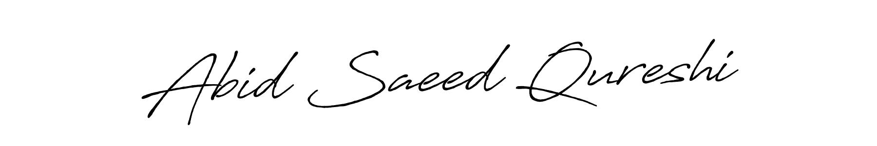 Make a short Abid Saeed Qureshi signature style. Manage your documents anywhere anytime using Antro_Vectra_Bolder. Create and add eSignatures, submit forms, share and send files easily. Abid Saeed Qureshi signature style 7 images and pictures png