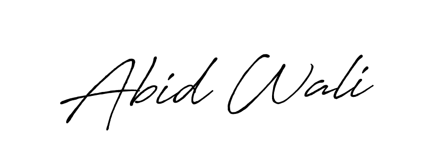 Make a short Abid Wali signature style. Manage your documents anywhere anytime using Antro_Vectra_Bolder. Create and add eSignatures, submit forms, share and send files easily. Abid Wali signature style 7 images and pictures png