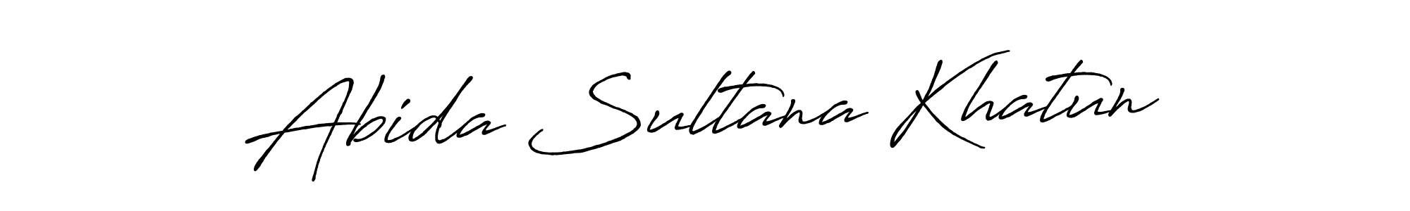 Abida Sultana Khatun stylish signature style. Best Handwritten Sign (Antro_Vectra_Bolder) for my name. Handwritten Signature Collection Ideas for my name Abida Sultana Khatun. Abida Sultana Khatun signature style 7 images and pictures png