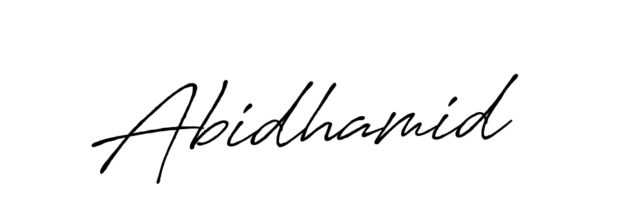 You should practise on your own different ways (Antro_Vectra_Bolder) to write your name (Abidhamid) in signature. don't let someone else do it for you. Abidhamid signature style 7 images and pictures png