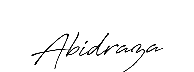 Similarly Antro_Vectra_Bolder is the best handwritten signature design. Signature creator online .You can use it as an online autograph creator for name Abidraza. Abidraza signature style 7 images and pictures png
