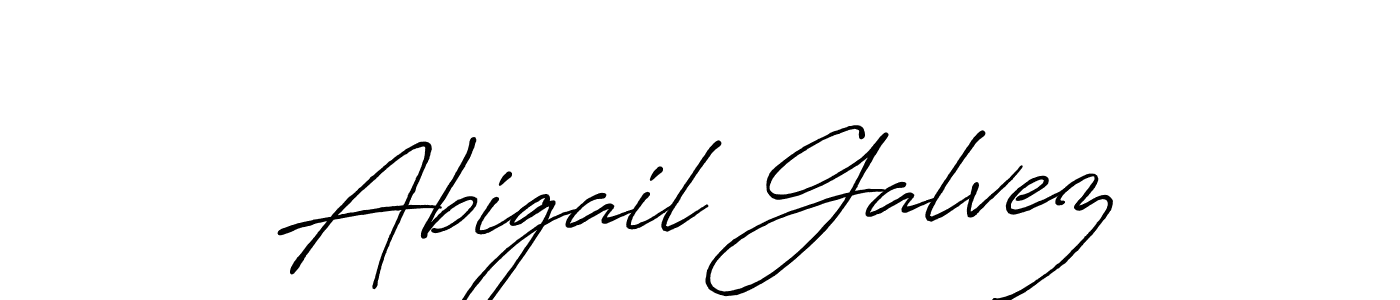 Abigail Galvez stylish signature style. Best Handwritten Sign (Antro_Vectra_Bolder) for my name. Handwritten Signature Collection Ideas for my name Abigail Galvez. Abigail Galvez signature style 7 images and pictures png