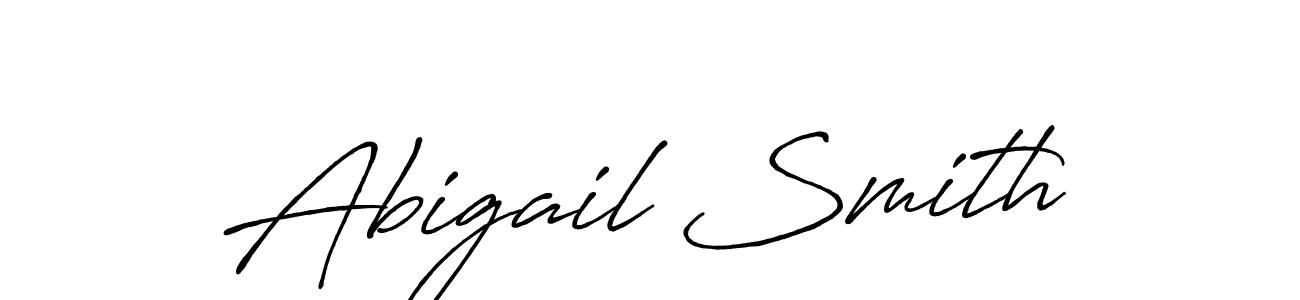 Create a beautiful signature design for name Abigail Smith. With this signature (Antro_Vectra_Bolder) fonts, you can make a handwritten signature for free. Abigail Smith signature style 7 images and pictures png