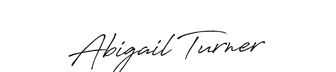 How to make Abigail Turner signature? Antro_Vectra_Bolder is a professional autograph style. Create handwritten signature for Abigail Turner name. Abigail Turner signature style 7 images and pictures png