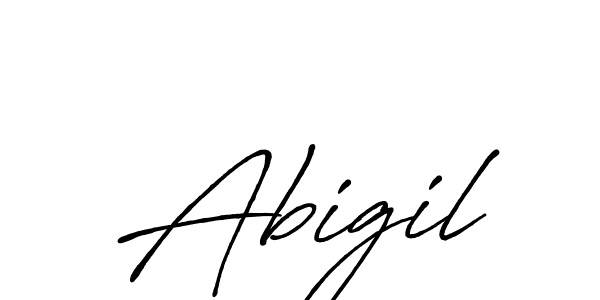 Also we have Abigil name is the best signature style. Create professional handwritten signature collection using Antro_Vectra_Bolder autograph style. Abigil signature style 7 images and pictures png