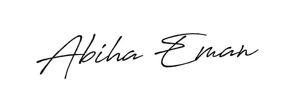 You can use this online signature creator to create a handwritten signature for the name Abiha Eman. This is the best online autograph maker. Abiha Eman signature style 7 images and pictures png